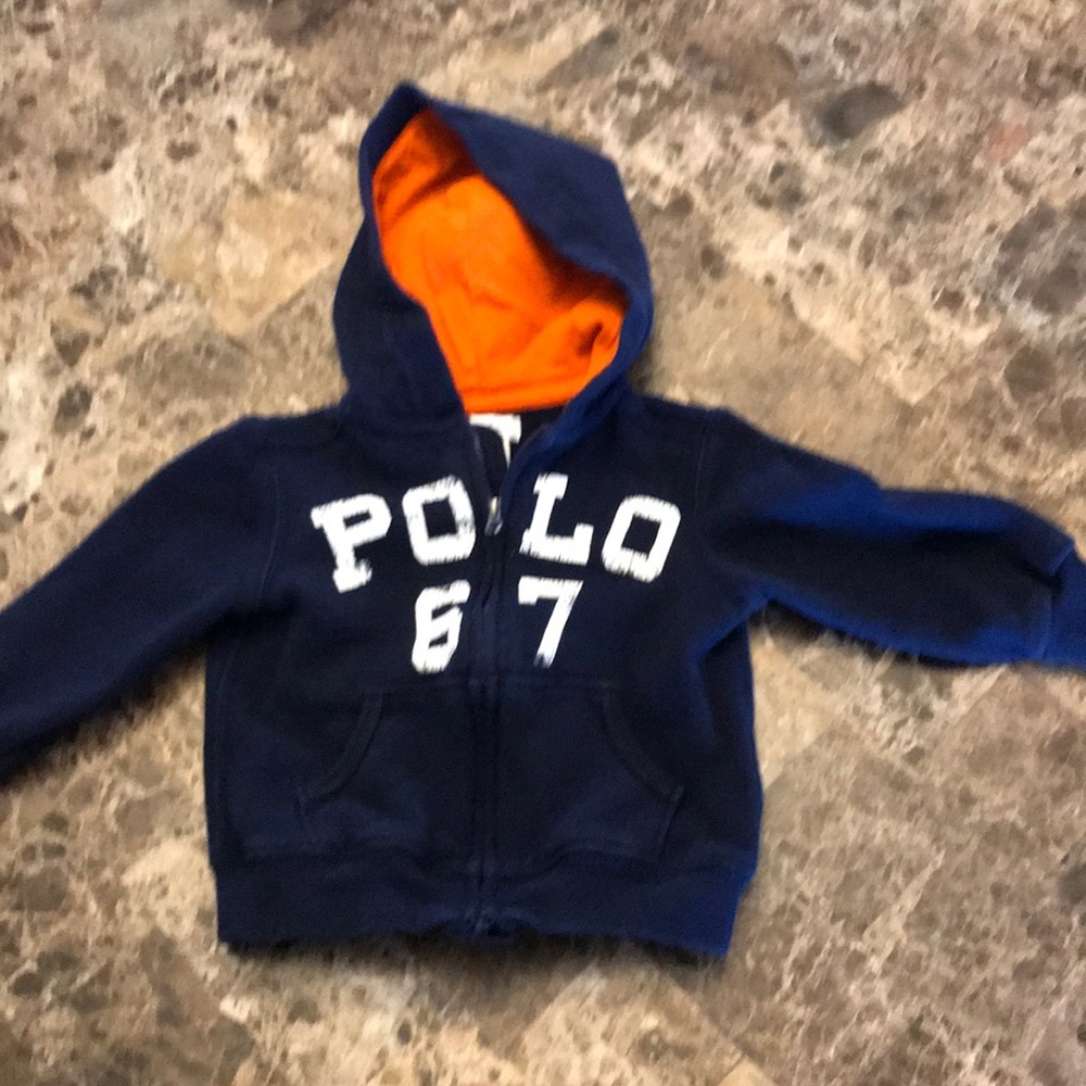 Polo navy sweatshirt